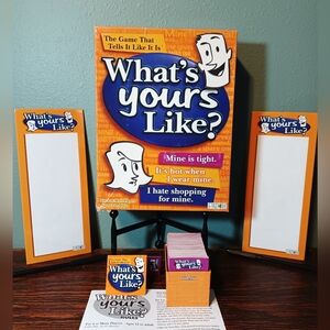 What's Yours Like Board Game Age 12 to Adult Players 4+ Party Game Night